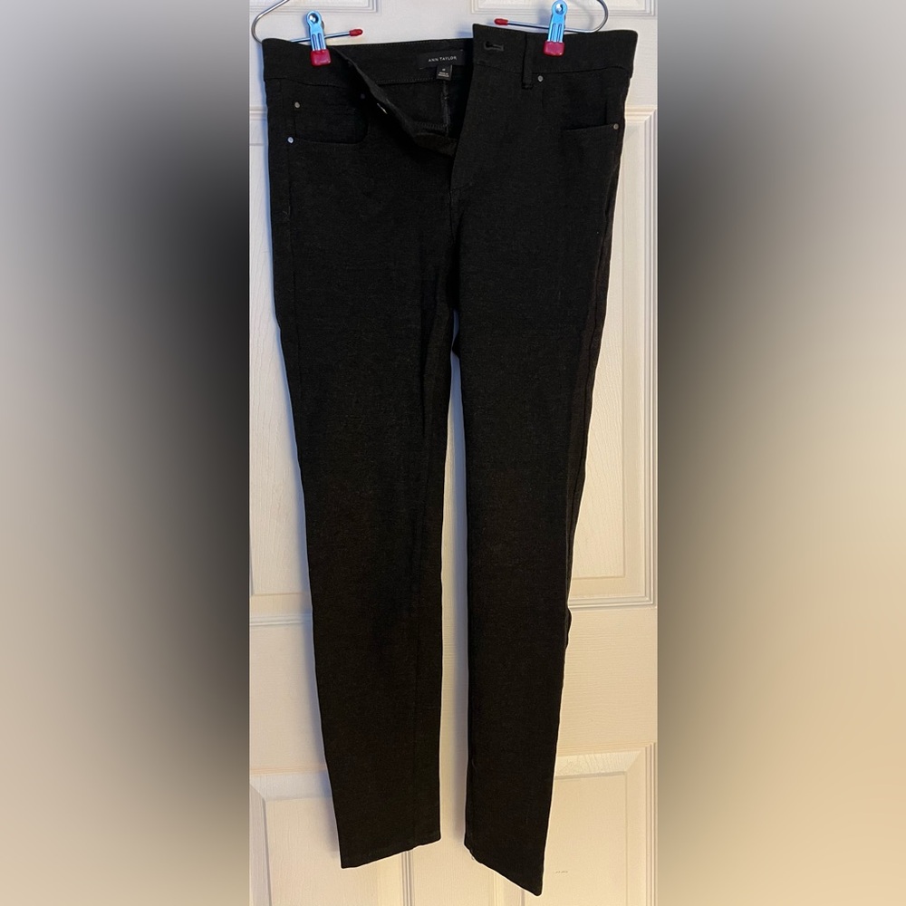 Ann Taylor Slim charcoal pants